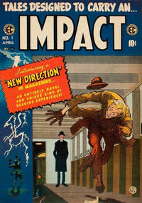 Cover Thumbnail for Impact (EC, 1955 series) #1 ['white' title edition (Charlton printing)]