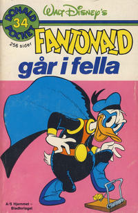 Cover Thumbnail for Donald Pocket (Hjemmet / Egmont, 1968 series) #34 - Fantonald går i fella [1. opplag]