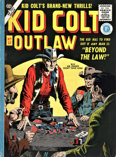 Cover for Kid Colt Outlaw (Thorpe & Porter, 1950 ? series) #32