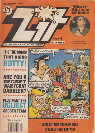 Cover for Zit (Humour Publications, 1991 series) #16