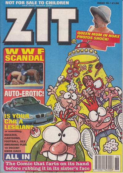 Cover for Zit (Humour Publications, 1991 series) #76