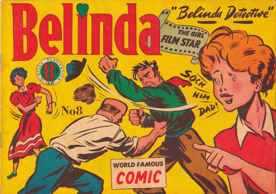 Cover for Belinda the Girl Film Star (Atlas, 1951 series) #8