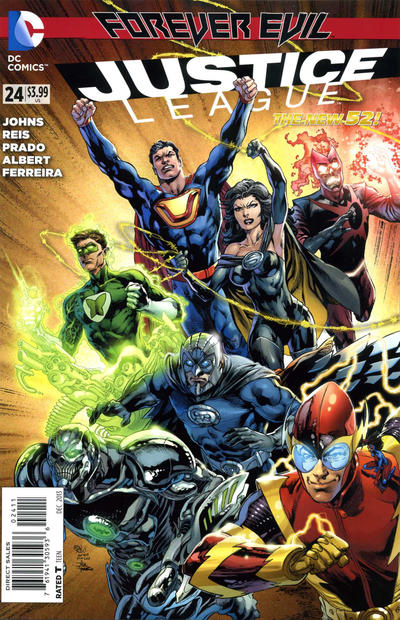 Cover for Justice League (DC, 2011 series) #24 [Direct Sales]