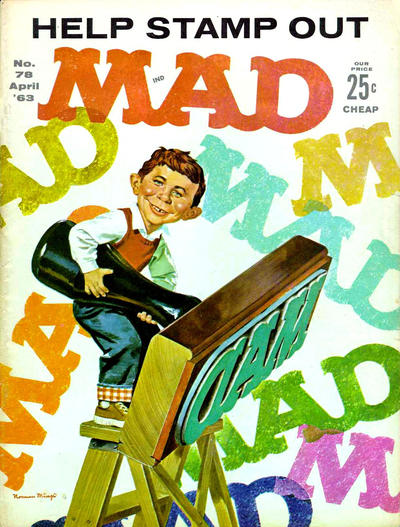 Cover for Mad (EC, 1952 series) #78 [25¢]