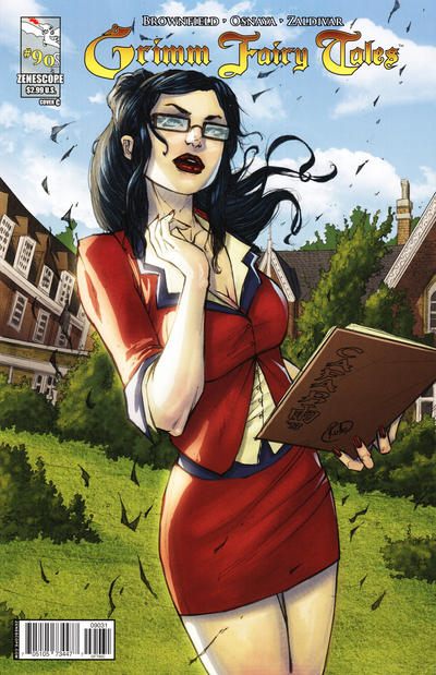 Cover for Grimm Fairy Tales (Zenescope Entertainment, 2005 series) #90 [Cover C by Giuseppe Cafaro]
