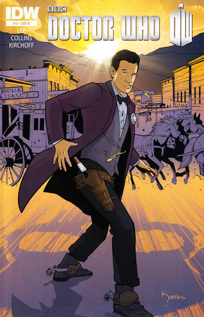 Cover for Doctor Who (IDW, 2012 series) #14 [Cover C Incentive Kelly Yates Variant Cover]