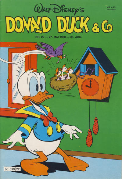 Cover for Donald Duck & Co (Hjemmet / Egmont, 1948 series) #22/1980