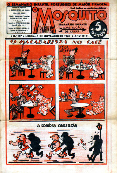 Cover for O Mosquito [Série 1] (Edições O Mosquito, Lda, 1936 series) #147