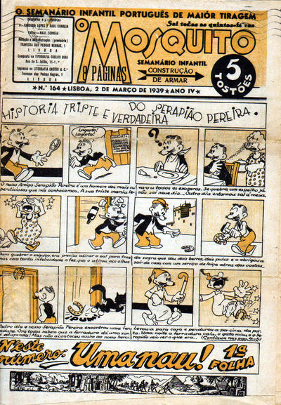 Cover for O Mosquito [Série 1] (Edições O Mosquito, Lda, 1936 series) #164