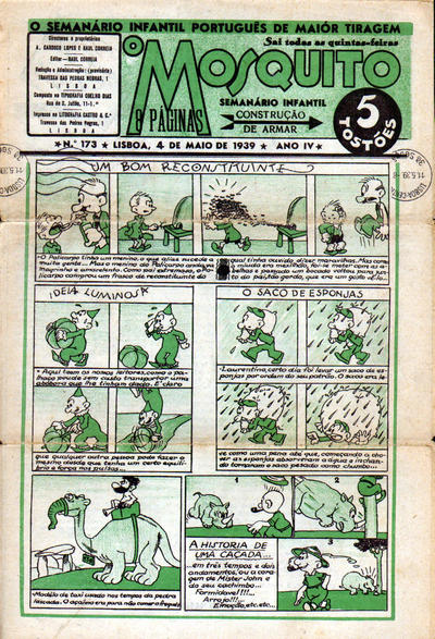 Cover for O Mosquito [Série 1] (Edições O Mosquito, Lda, 1936 series) #173