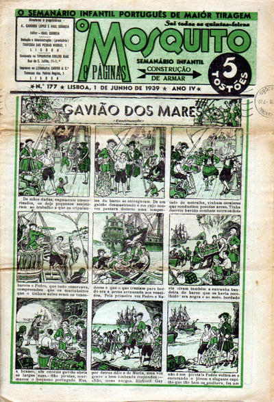 Cover for O Mosquito [Série 1] (Edições O Mosquito, Lda, 1936 series) #177