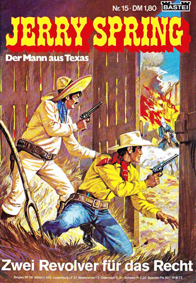 Cover for Jerry Spring (Bastei Verlag, 1972 series) #15