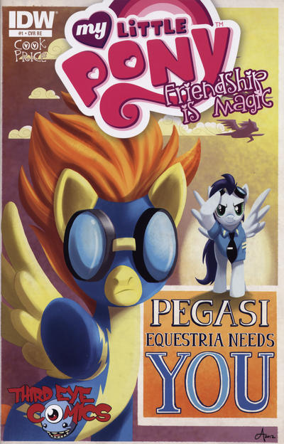 Cover for My Little Pony: Friendship Is Magic (IDW, 2012 series) #1 [Cover RE - Third Eye Comics]
