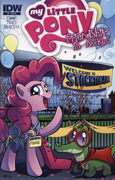 Cover for My Little Pony: Friendship Is Magic (IDW, 2012 series) #9 [Cover RE - Stockton-Con 2013]