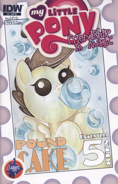 Cover for My Little Pony: Friendship Is Magic (IDW, 2012 series) #5 [Cover RE - Larry's Comics]