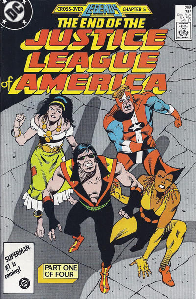 Cover for Justice League of America (DC, 1960 series) #258 [Direct]