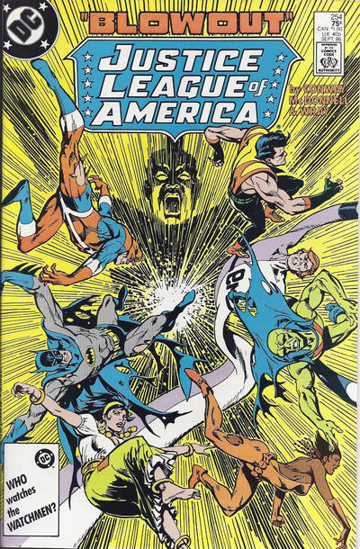 Cover for Justice League of America (DC, 1960 series) #254 [Direct]