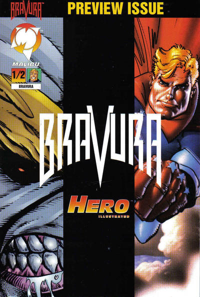 Cover for Bravura (Malibu, 1994 series) #1/2 [Regular Edition]