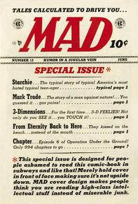 Cover for Mad (EC, 1952 series) #12