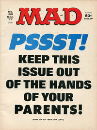 Cover for Mad (EC, 1952 series) #195