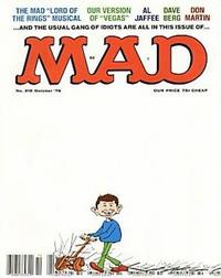 Cover for Mad (EC, 1952 series) #210