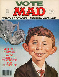 Cover for Mad (EC, 1952 series) #218