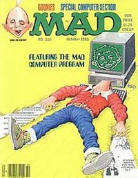 Cover for Mad (EC, 1952 series) #258