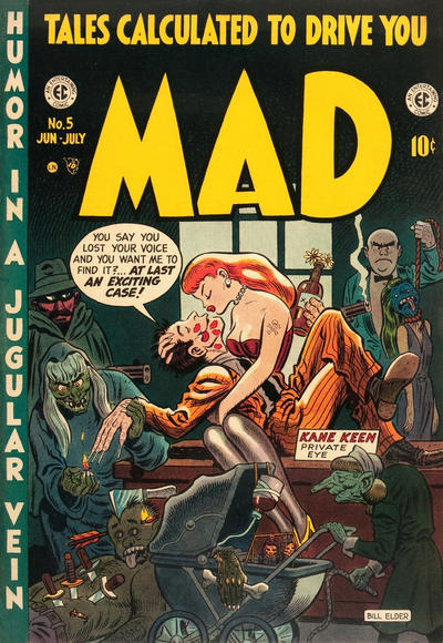Cover for Mad (EC, 1952 series) #5