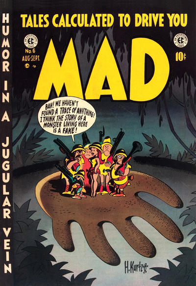 Cover for Mad (EC, 1952 series) #6