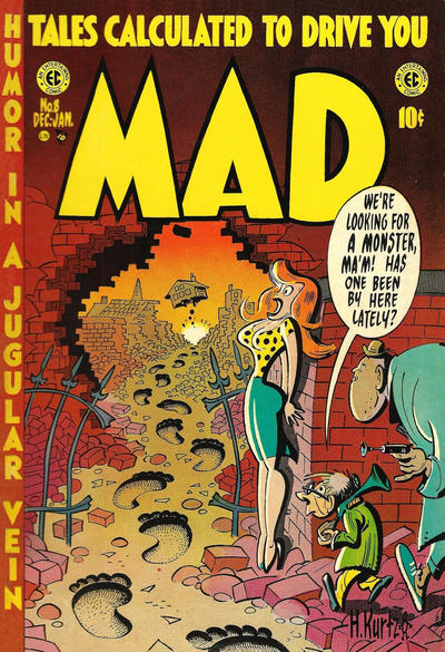 Cover for Mad (EC, 1952 series) #8
