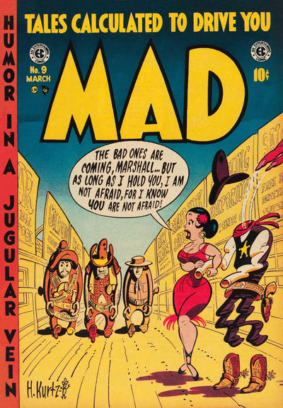 Cover for Mad (EC, 1952 series) #9