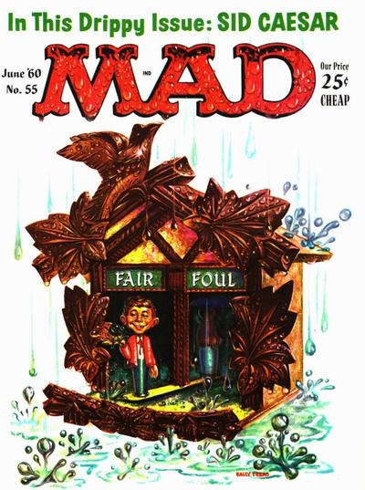 Cover for Mad (EC, 1952 series) #55