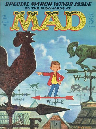 Cover for Mad (EC, 1952 series) #62