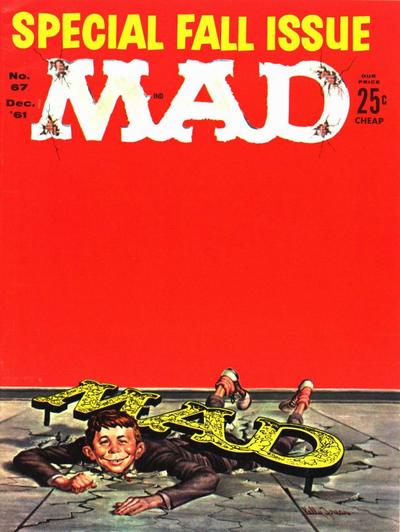 Cover for Mad (EC, 1952 series) #67