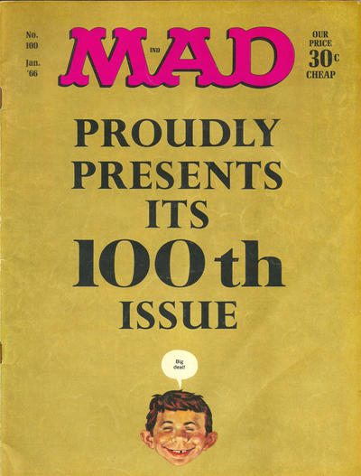 Cover for Mad (EC, 1952 series) #100