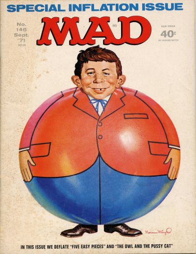 Cover for Mad (EC, 1952 series) #145