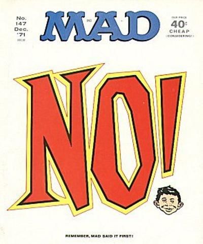Cover for Mad (EC, 1952 series) #147