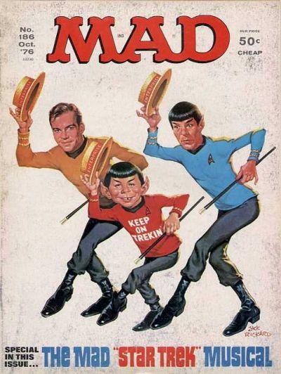 Cover for Mad (EC, 1952 series) #186