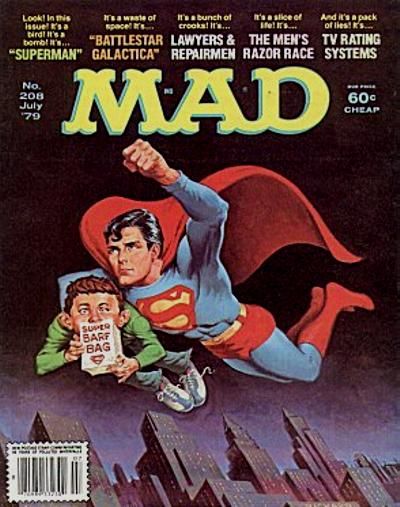 Cover for Mad (EC, 1952 series) #208