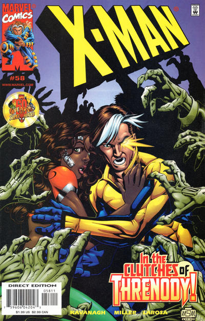 Cover for X-Man (Marvel, 1995 series) #58 [Direct Edition]