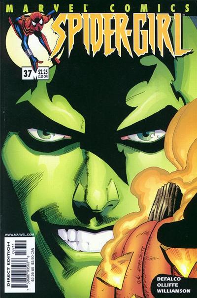 Cover for Spider-Girl (Marvel, 1998 series) #37 [Direct]