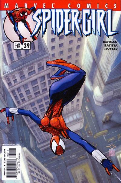 Cover for Spider-Girl (Marvel, 1998 series) #39 [Direct]