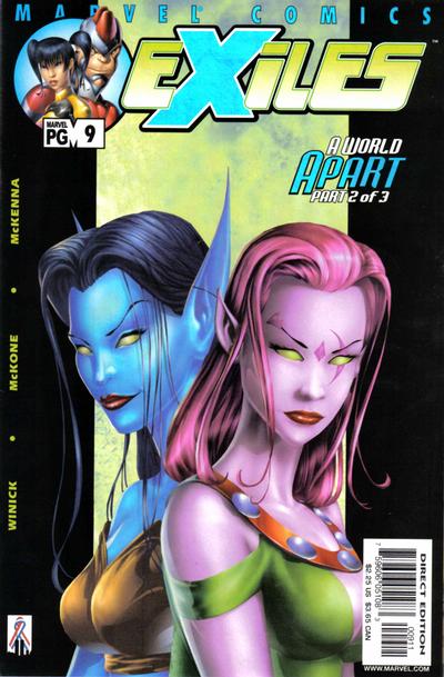 Cover for Exiles (Marvel, 2001 series) #9 [Direct Edition]