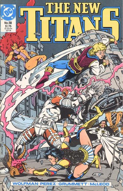 Cover for The New Titans (DC, 1988 series) #58