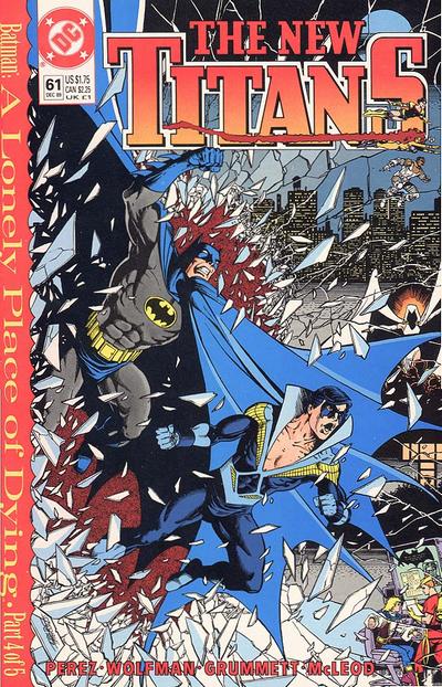 Cover for The New Titans (DC, 1988 series) #61