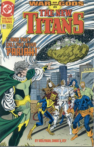 Cover for The New Titans (DC, 1988 series) #81