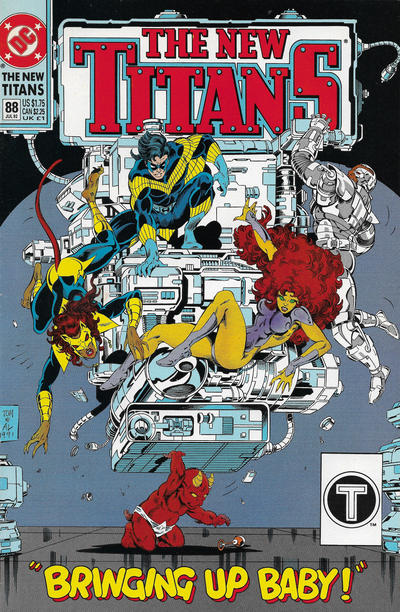 Cover for The New Titans (DC, 1988 series) #88