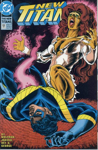 Cover for The New Titans (DC, 1988 series) #101