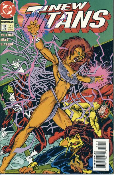 Cover for The New Titans (DC, 1988 series) #112