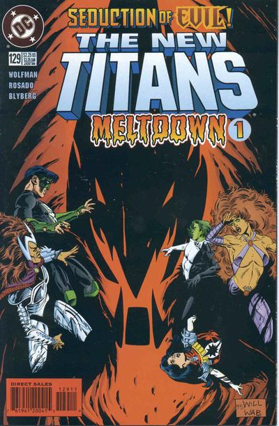 Cover for The New Titans (DC, 1988 series) #129